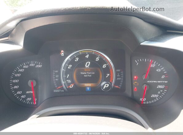 1G1YB2D71G5101070 2016 CHEVROLET CORVETTE White Vista de los asientos traseros