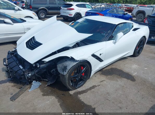 1G1YB2D71G5101070 2016 CHEVROLET CORVETTE White Vista tres cuartos delantera izquierda