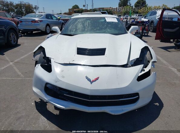 1G1YB2D72G5125877 2016 CHEVROLET CORVETTE White Rear interior view