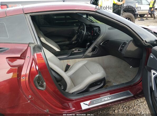 1G1YB2D7XK5105529 2019 CHEVROLET CORVETTE Burgundy Սալոնի դիմացի տեսք