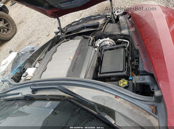 1G1YB2D7XK5105529 2019 CHEVROLET CORVETTE Burgundy Հետևի տեսք