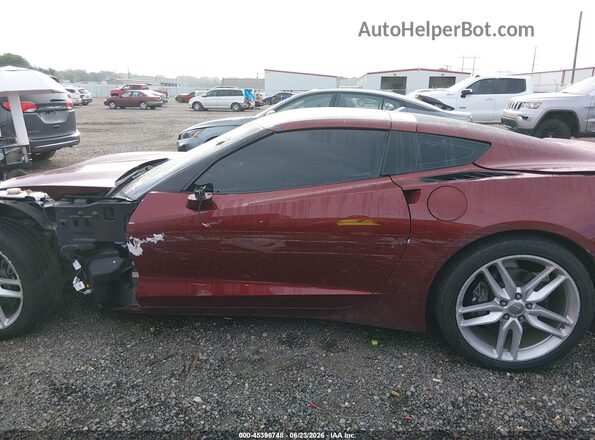 1G1YB2D7XK5105529 2019 CHEVROLET CORVETTE Burgundy 