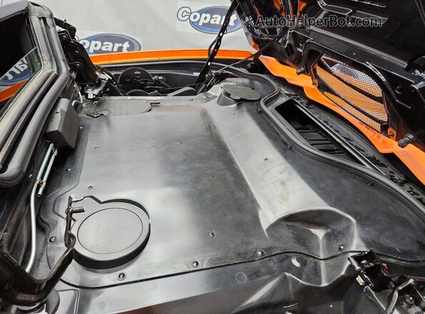 1G1YB3D41P5131701 2023 CHEVROLET CORVETTE Orange Widok wnętrza z tyłu