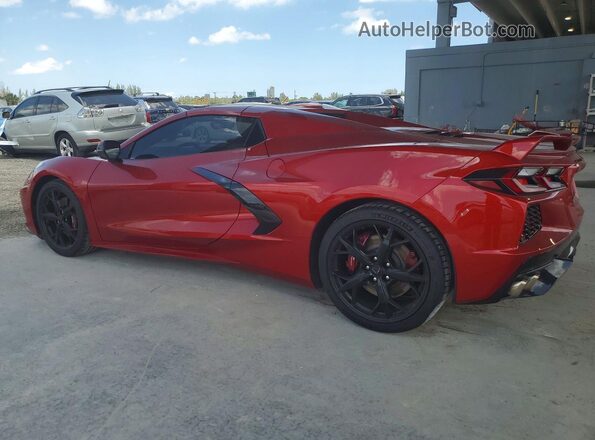 1G1YB3D47P5114496 2023 CHEVROLET CORVETTE Burgundy Հետևի ձախ