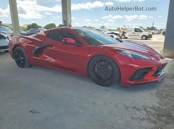 1G1YB3D47P5114496 2023 CHEVROLET CORVETTE Burgundy Առջևի աջ