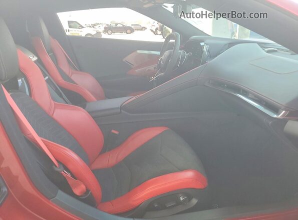 1G1YB3D47P5114496 2023 CHEVROLET CORVETTE Burgundy Հետևի նստատեղերի տեսք