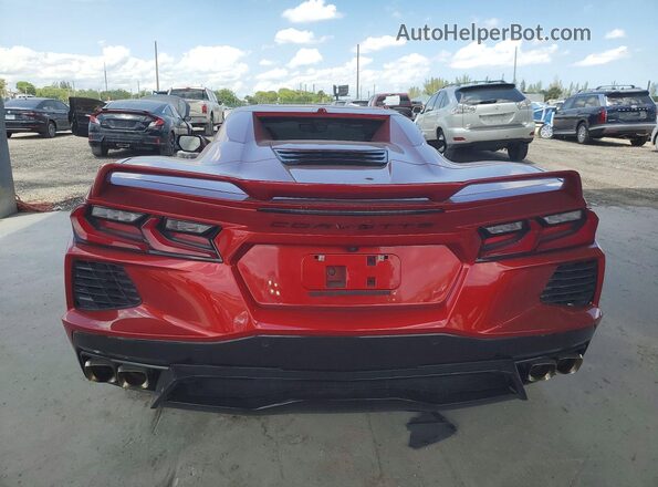 1G1YB3D47P5114496 2023 CHEVROLET CORVETTE Burgundy Հետևի տեսք