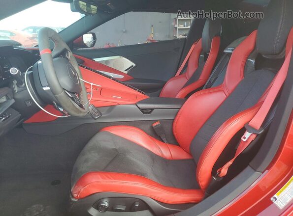 1G1YB3D47P5114496 2023 CHEVROLET CORVETTE Burgundy Սալոնի դիմացի տեսք