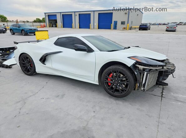 1G1YB3D48S5104357 2025 CHEVROLET CORVETTE Белый Передняя правая четверть