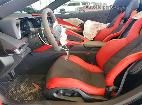 1G1YB3D49S5111348 2025 CHEVROLET CORVETTE Black Widok wnętrza z przodu
