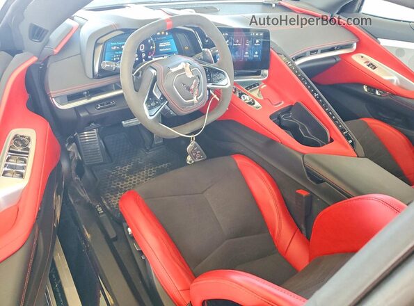 1G1YB3D49S5111348 2025 CHEVROLET CORVETTE Black Widok deski rozdzielczej