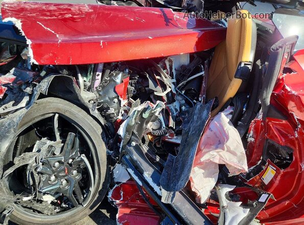 1G1YB3D4XP5134564 2023 CHEVROLET CORVETTE Red წინა სალონის ხედი