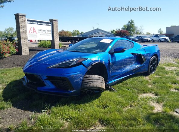1G1YC2D42M5119186 2021 CHEVROLET CORVETTE Blue 
