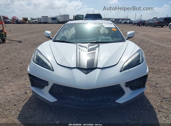 1G1YC2D42P5117037 2023 CHEVROLET CORVETTE White Widok zestawu wskaźników
