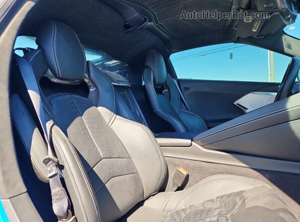1G1YC2D45P5110759 2023 CHEVROLET CORVETTE Blue Rear seats view