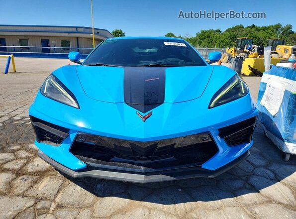 1G1YC2D45P5110759 2023 CHEVROLET CORVETTE Blue Front view