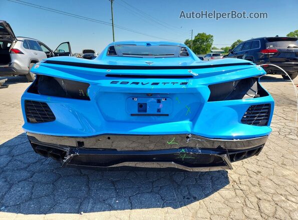 1G1YC2D45P5110759 2023 CHEVROLET CORVETTE Blue Rear view