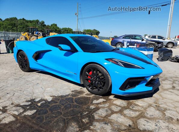1G1YC2D45P5110759 2023 CHEVROLET CORVETTE Blue Front right
