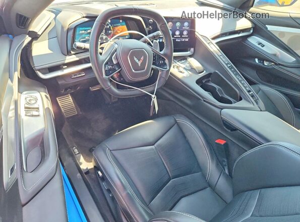 1G1YC2D45P5110759 2023 CHEVROLET CORVETTE Blue Dashboard view