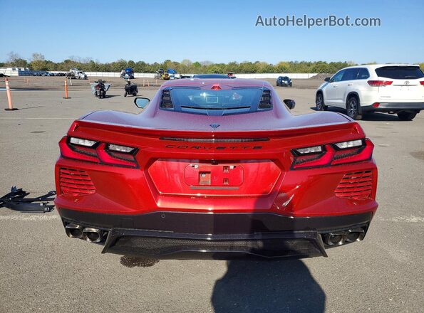 1G1YC2D48P5110027 2023 CHEVROLET CORVETTE Red უკანა ხედი
