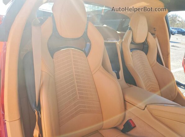 1G1YC2D48P5110027 2023 CHEVROLET CORVETTE Red უკანა სავარძლების ხედი