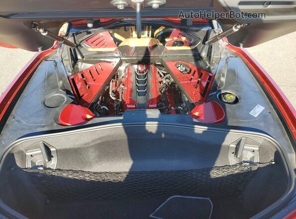 1G1YC2D48P5110027 2023 CHEVROLET CORVETTE Red უკანა სალონის ხედი