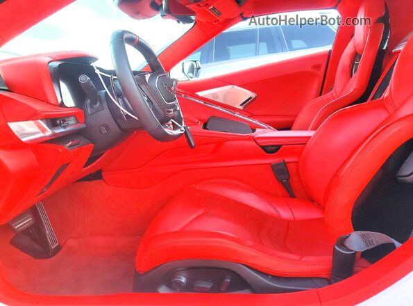 1G1YC2D49R5128751 2024 CHEVROLET CORVETTE White Вид салону спереду