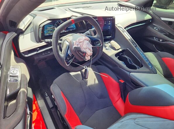 1G1YC2D4XR5112929 2024 CHEVROLET CORVETTE Red Widok deski rozdzielczej