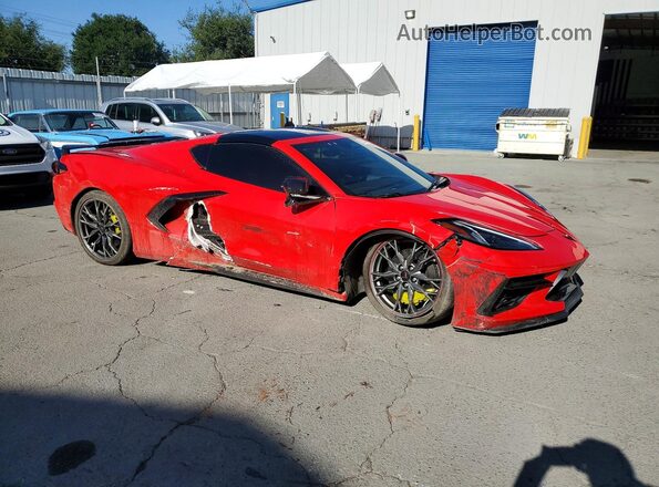 1G1YC2D4XR5112929 2024 CHEVROLET CORVETTE Red Przód prawy