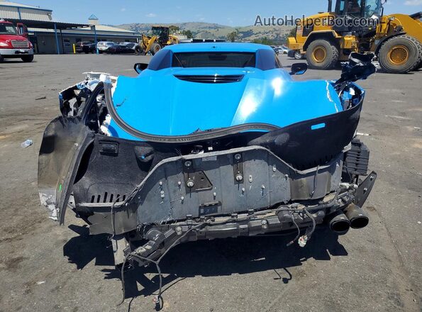 1G1YC3D41M5123624 2021 CHEVROLET CORVETTE Blue Vista trasera