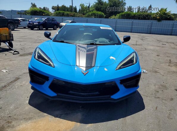 1G1YC3D41M5123624 2021 CHEVROLET CORVETTE Blue Vista frontal