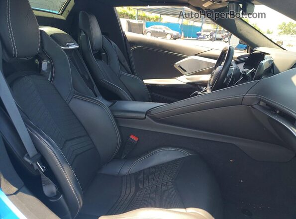1G1YC3D41M5123624 2021 CHEVROLET CORVETTE Blue Vista de los asientos traseros