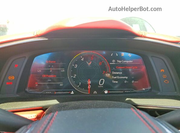 1G1YC3D45R5116084 2024 CHEVROLET CORVETTE White ხელსაწყოთა პანელის ხედი
