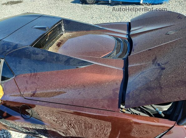 1G1YC3D46P5128614 2023 CHEVROLET CORVETTE Brown Rear interior view