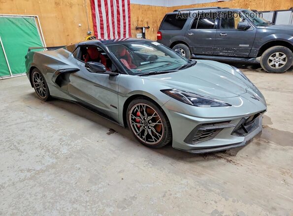 1G1YC3D47R5119729 2024 CHEVROLET CORVETTE Gray Delantero derecho