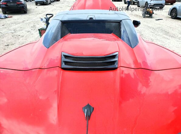 1G1YC3D49P5139106 2023 CHEVROLET CORVETTE Red Вид задніх сидінь