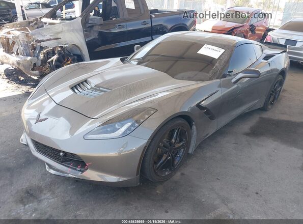 1G1YD2D76G5118084 2016 CHEVROLET CORVETTE Gray Przód lewy