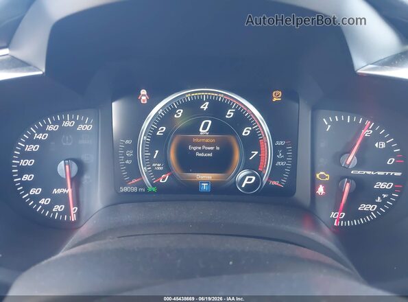 1G1YD2D76G5118084 2016 CHEVROLET CORVETTE Gray Widok tylnych siedzeń