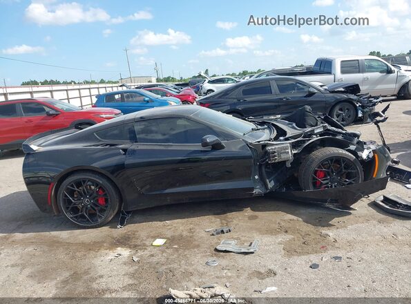 1G1YD2D7XK5106044 2019 CHEVROLET CORVETTE Black ხელსაწყოთა პანელის ხედი