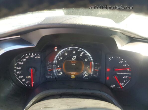 1G1YD3D75G5117871 2016 CHEVROLET CORVETTE White Instrument cluster view