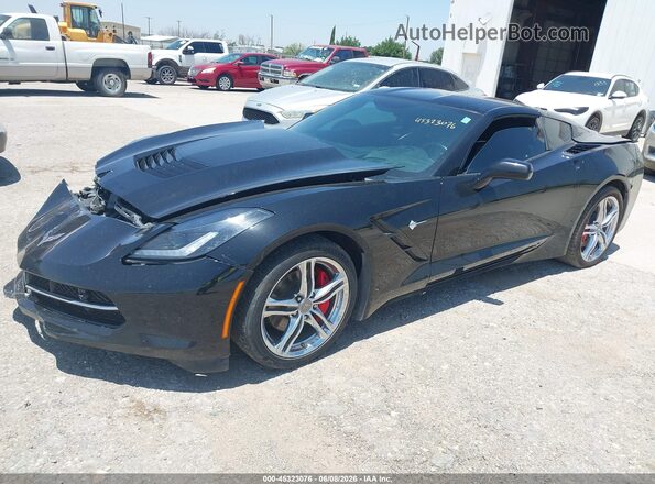 1G1YF2D74G5103772 2016 CHEVROLET CORVETTE Black Vista tres cuartos delantera izquierda