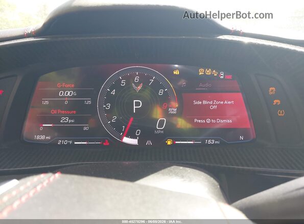 1G1YF3D31R5606343 2024 CHEVROLET CORVETTE White Vista de los asientos traseros
