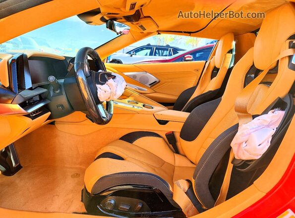 1G1YF3D31T5604129 2026 CHEVROLET CORVETTE Красный Вид салона спереди