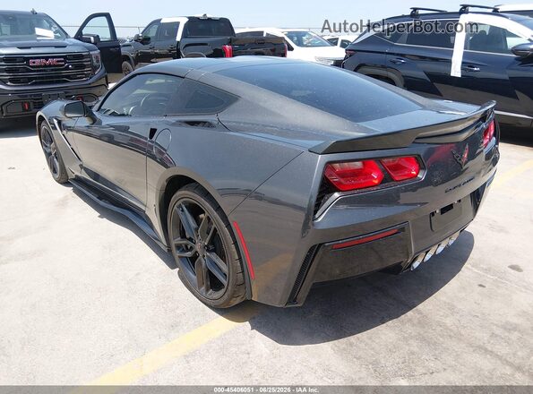 1G1YH2D77H5105124 2017 CHEVROLET CORVETTE Gray უკანა მარცხენა
