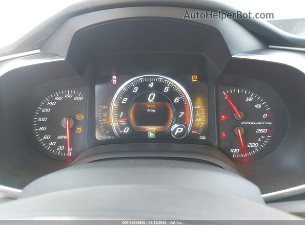 1G1YK3D76H5116008 2017 CHEVROLET CORVETTE White უკანა სავარძლების ხედი
