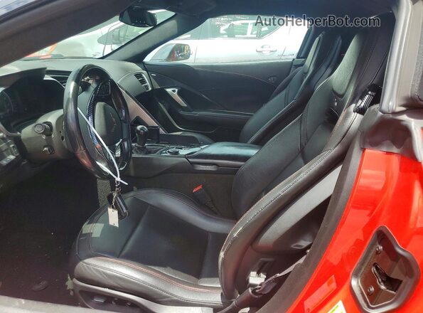 1G1YL3D7XG5117304 2016 CHEVROLET CORVETTE Red წინა სალონის ხედი