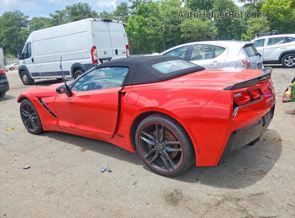 1G1YL3D7XG5117304 2016 CHEVROLET CORVETTE Red უკანა მარცხენა