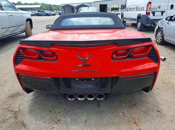 1G1YL3D7XG5117304 2016 CHEVROLET CORVETTE Red უკანა ხედი