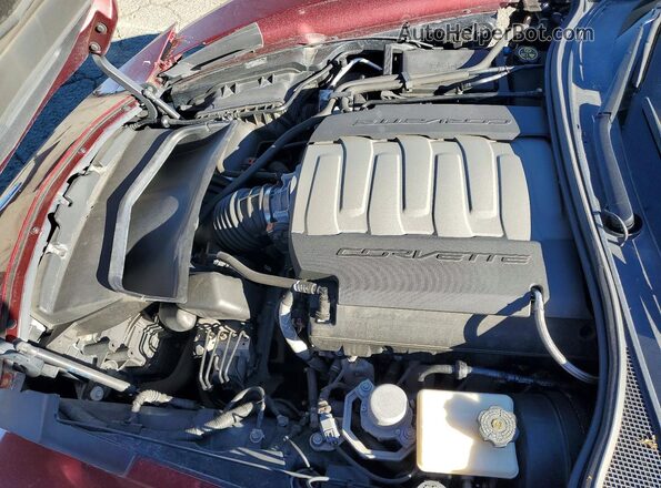 1G1YM2D70G5112877 2016 CHEVROLET CORVETTE Burgundy Widok wnętrza z tyłu