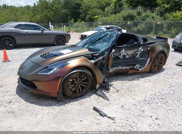 1G1YN2D6XG5604515 2016 CHEVROLET CORVETTE Orange Front left